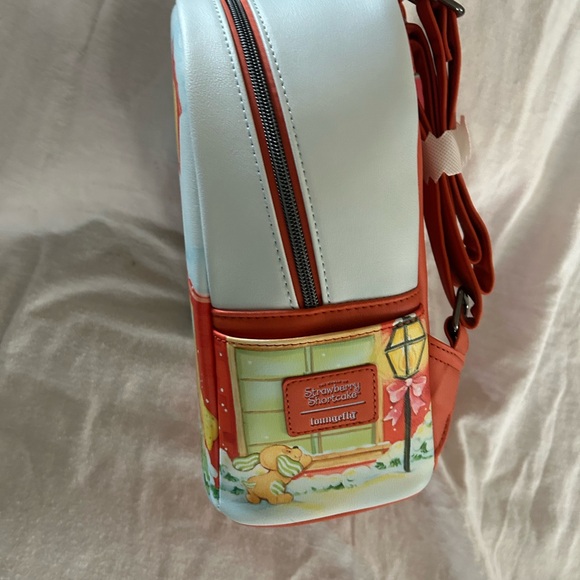 Colorful Strawberry shortcake Loungefly Backpack - Picture 3 of 10